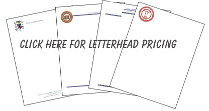 Letterhead Pricing